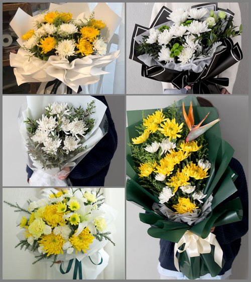 天津蓟州区文昌街道白事花束代送